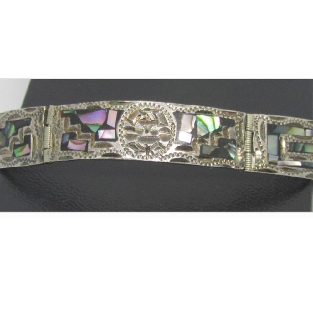 VINTAGE GUSTAVO MARTINEZ STERLING SILVER BRACELET SIGNED .925